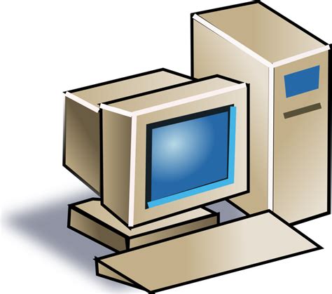 Public Domain Clip Art Image Illustration Of A Computer Id