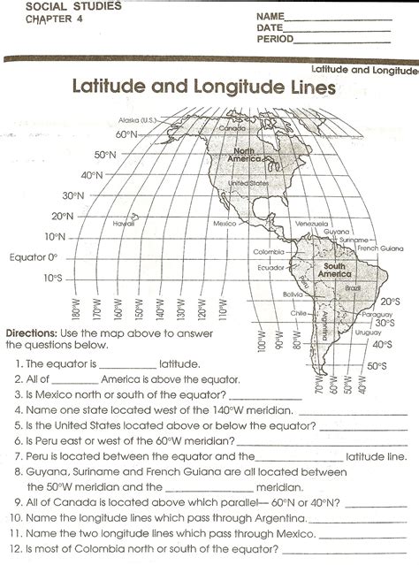Our custom writing service is a reliable solution on your academic journey that will always help you if your deadline is too tight. Latitude And Longitude Worksheets 7th Grade Answer Key - worksheet