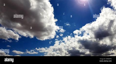 Cloudy Blue Sky Stock Photo Alamy