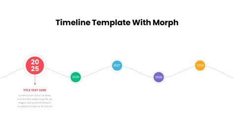 Timeline Powerpoint Template Morph Transition Animation