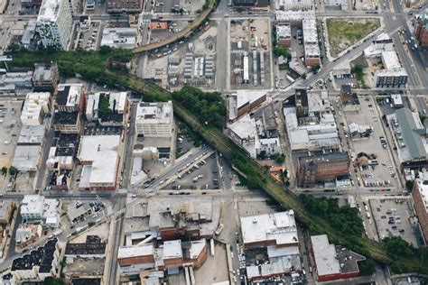 Phillys Awesome New Elevated Rail Park Opens June 14 Aerial Photo