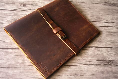 Embossed Leather Portfolio A4 Folder Padfolio Travel Planner Etsy