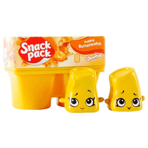 Butterscotch Pudding Snack Pack Shopkins Real Littles Figure New Loose