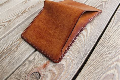 Pdf Wallet Pattern Template Leather Id Card Bi Fold Wallet Etsy