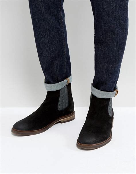 Just a quick note regarding color: Lyst - Steve Madden Teller Suede Chelsea Boots In Black in Black for Men