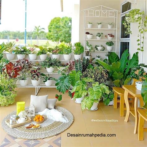 Inspirasi Cara Menata Pot Bunga Di Teras Depan Rumah Rumah Impian