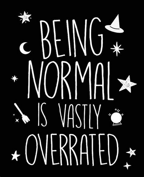 Being Normal Is Vastly Overrated Graphic T Shirt Halloweentown Etsy
