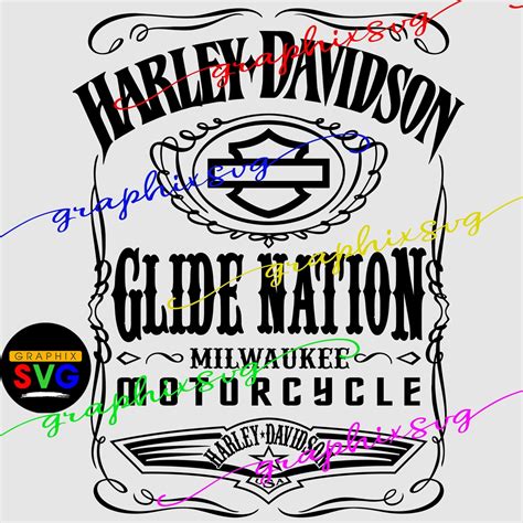 Harley Davidson Glide Nation Svg Harley Davidson Glide Nation Etsy