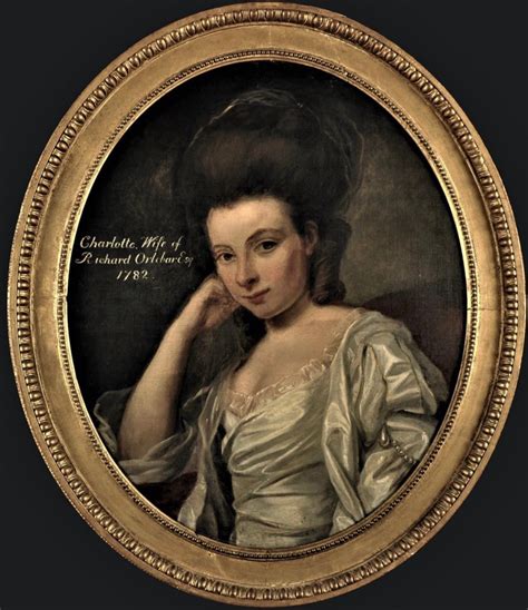 bid now circle of romney george 1734 1802 portrait of charlotte orlebar 18th century