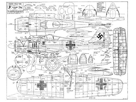 Focke Wulf 190 Plan Free Download Outerzone