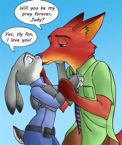 Wildehopps Traaaaaash — Fox Comics Love And Kiss By Nightmoonrising