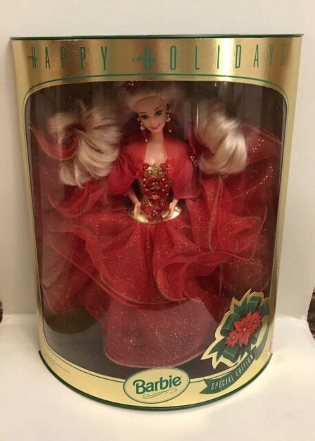 Happy Holidays Special Edition 1993 Barbie Doll Nrfb 10824 For Sale Online