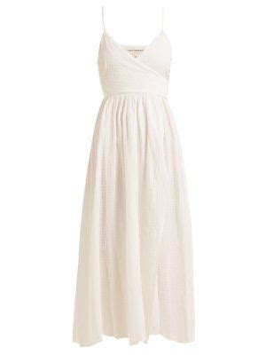 Click Here To Buy Mara Hoffman Alma Cotton Wrap Dress At Matchesfashion Com Cotton Wrap Dress