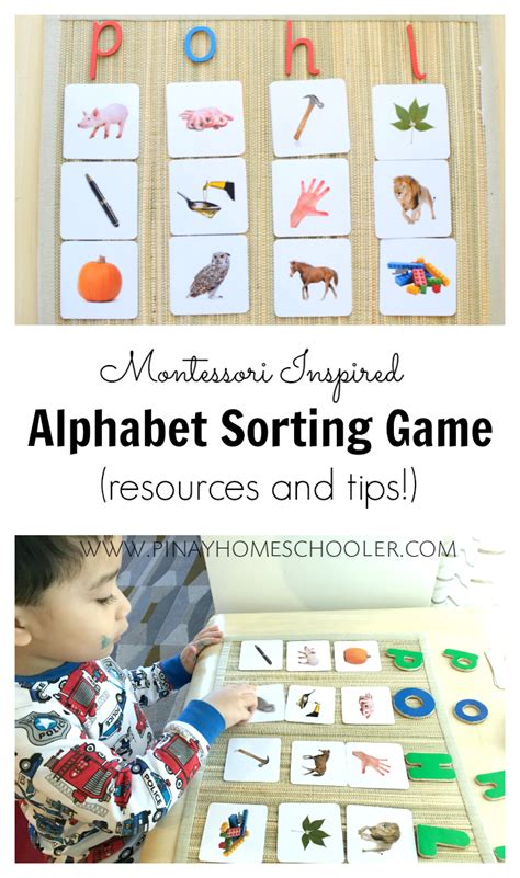 Alphabet Sorting Activity For Kids A Montessori Inspired Language
