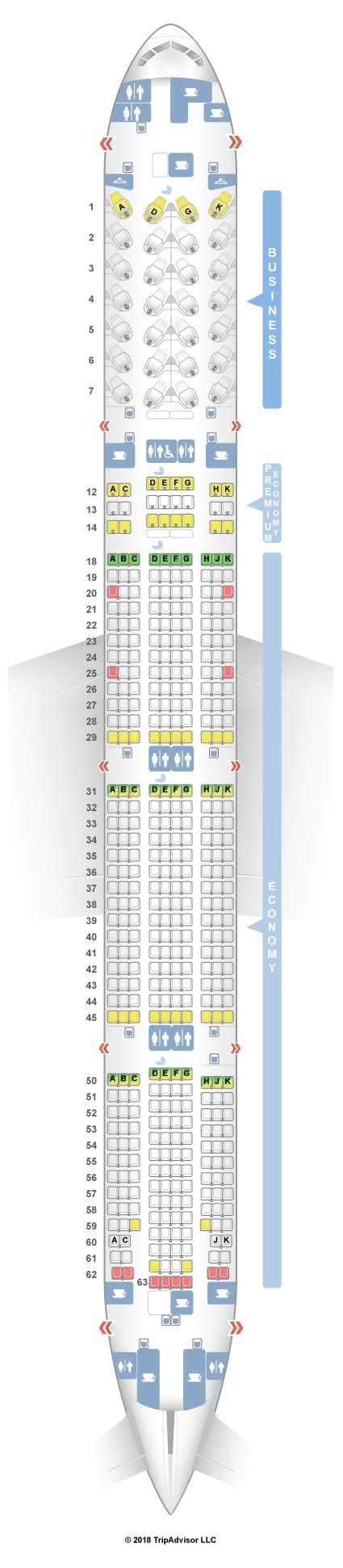 Seatguru Seat Map Air Canada Boeing 777 300er 77w Three Class V2