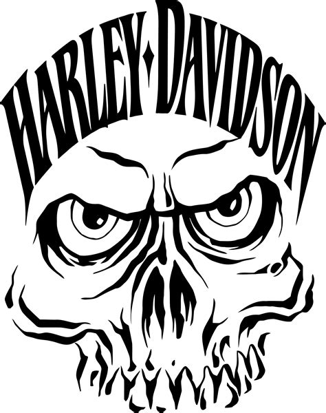 I Just Like The Simple Skull Face Harley Davidson Logo Harley Davidson