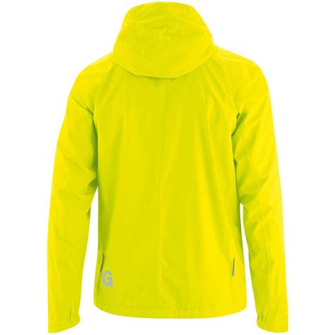 Gonso Save Light Rain Jacket Men Safety Yellow Uk