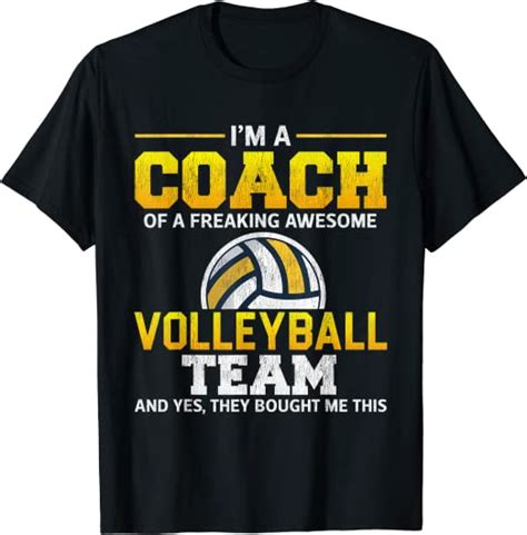 awesome volleyball team coach volleyball coach t t shirt uk fashion
