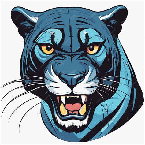 Premium Vector Vector Panther Head Logo Design Wild Animal Character