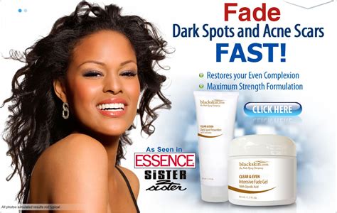 Black Skin Care Products For Dark Marks And Dark Spots Skin