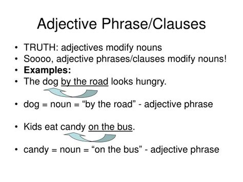 Ppt Adjective Phrases Vs Adverb Phrases Powerpoint Presentation Id