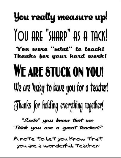 a poster with the words you really measure up you are sharp as a tack