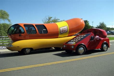 Unusual Sight The Oscar Mayer Wienermobile On The Road