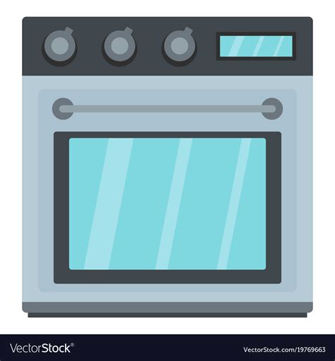 Electric Oven Icon Cartoon Style Royalty Free Vector Image