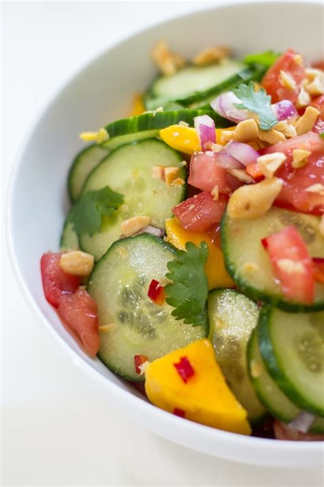 East African Mango And Cucumber Salad The Wanderlust Kitchen