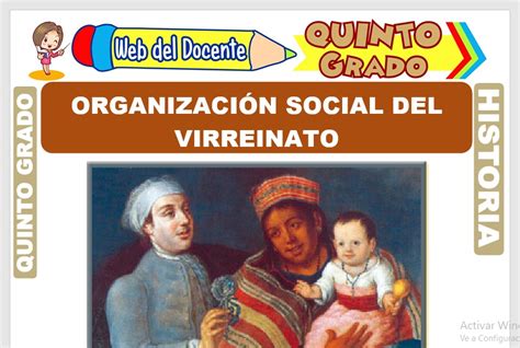 Organizacion Social Del Virreinato Para Quinto Grado De Primaria Images
