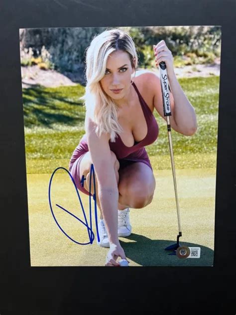 Paige Spiranac Hot Autographed Signed Sexy Golf X Photo Beckett Bas