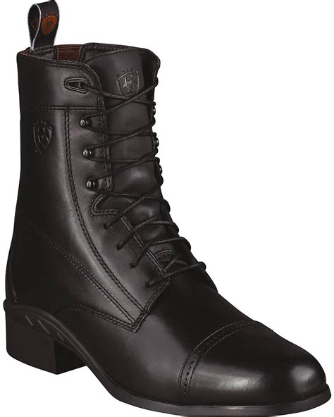 Ariat Mens Heritage 3 Paddock Lace Up Riding Boots Round Toe Sheplers