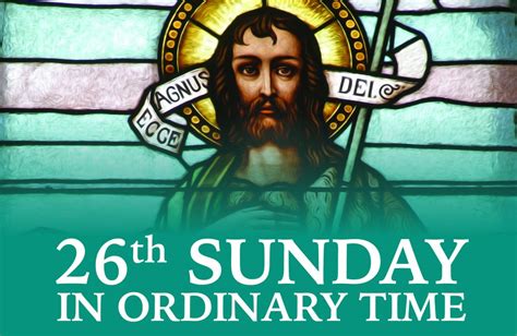 Twenty Sixth Sunday In Ordinary Time September The Parish Of Mary Mother Of Mercy