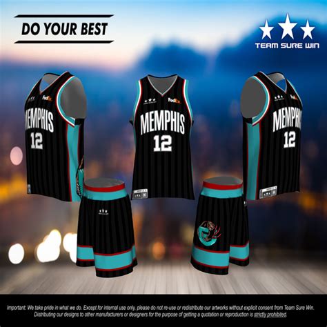 Memphis Grizzlies 2021 City Edition Team Sure Win Sports Uniforms
