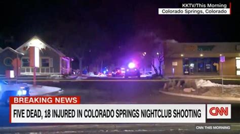 Mass Shooting At Colorado Springs Lgbtq Club Leaves 5 Dead 18 Injured