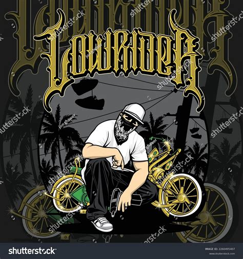 Gangster Lowrider Homies Low Rider Gangs Stock Vector Royalty Free Shutterstock