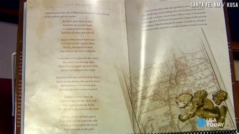 One infamous poem points to $2 million in precious jewels. Decoding poem leads to Author's hidden treasure
