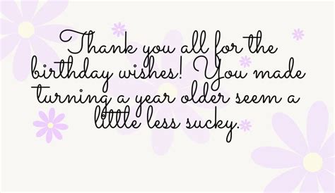 25 Best Thank You Message For Birthday Wishes