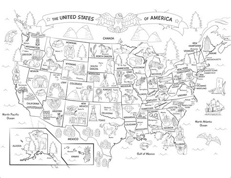 Us Map Coloring Pages Best Coloring Pages For Kids Us Map Coloring