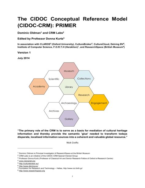 Docx The Cidoc Crm