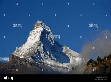 Matterhorn Zermatt Valais Mountain Mountains Autumn Cervin Alps