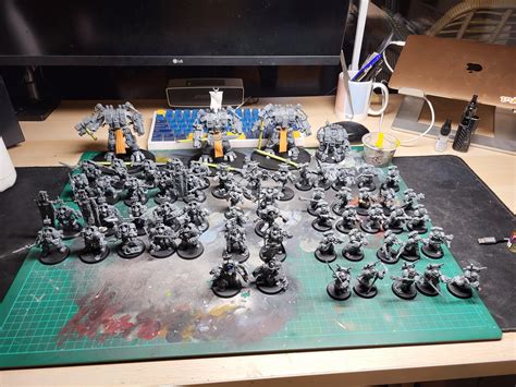 After A Months Work My Truescale Grey Knights Are Fully Kitbashed And