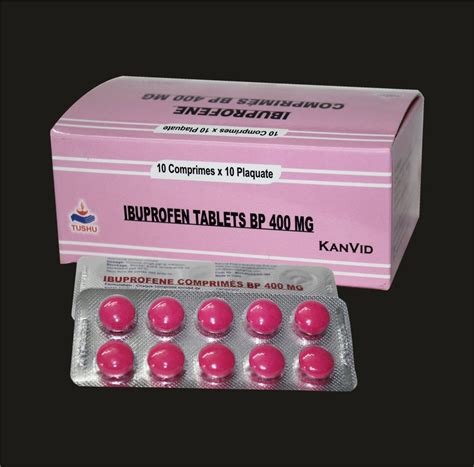 Ibuprofen Tablets 400 Mg At Rs 70box Palghar Id 12304528062