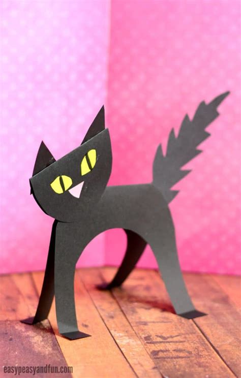 Super Simple Black Cat Paper Craft Easy Peasy And Fun