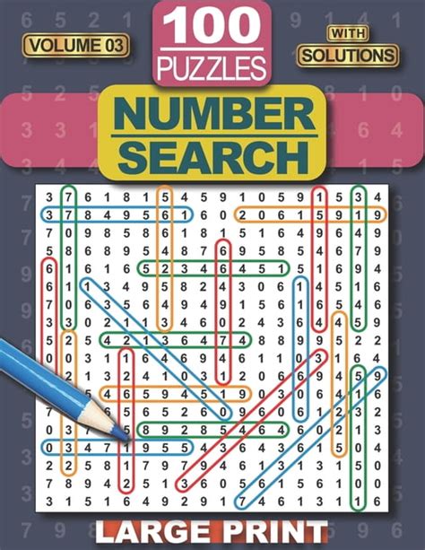 number search puzzle books number search puzzle book 100 number search puzzles for adults