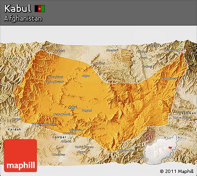 Char rahi ansari parki shahri naw. Free Political 3D Map of Kabul, satellite outside