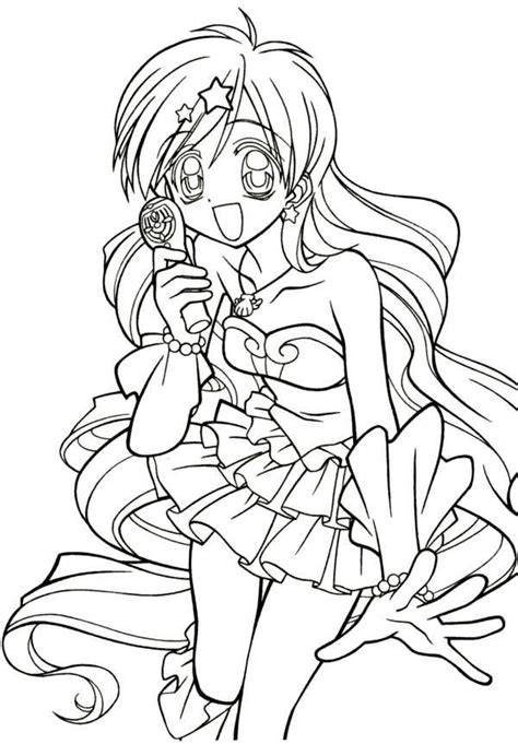 Ariel lounging on seabed after ariel transforms into human she marries prince eric. Coloring pages mermaid melody - picture 11