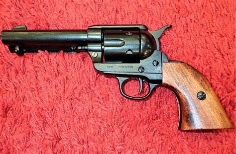 Denix Replica Gun 1873 Quick Draw Colt Peace Maker Revolver Pistol In