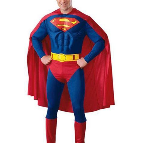 deluxe muscle chest superman adult — costume super center