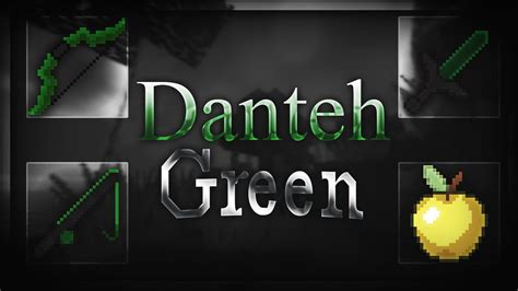 Minecraft Pvp Resource Pack Danteh Green Pack 32x Upscale Youtube